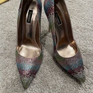 Dune London Multicolor Sequin Heels